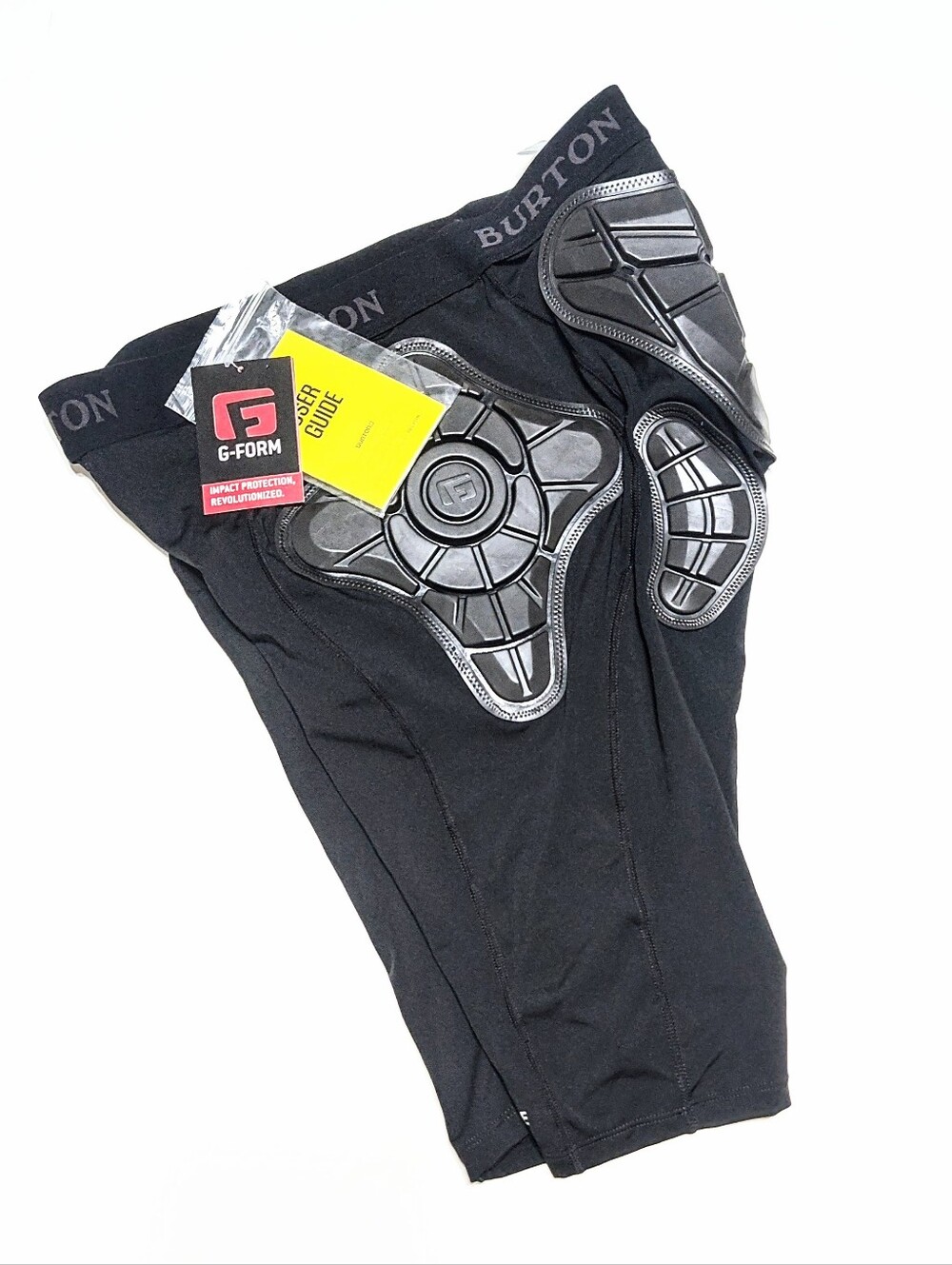 Burton Total Impact Short G-Form Padded Dryride Womens L Black Snowboard Skiing